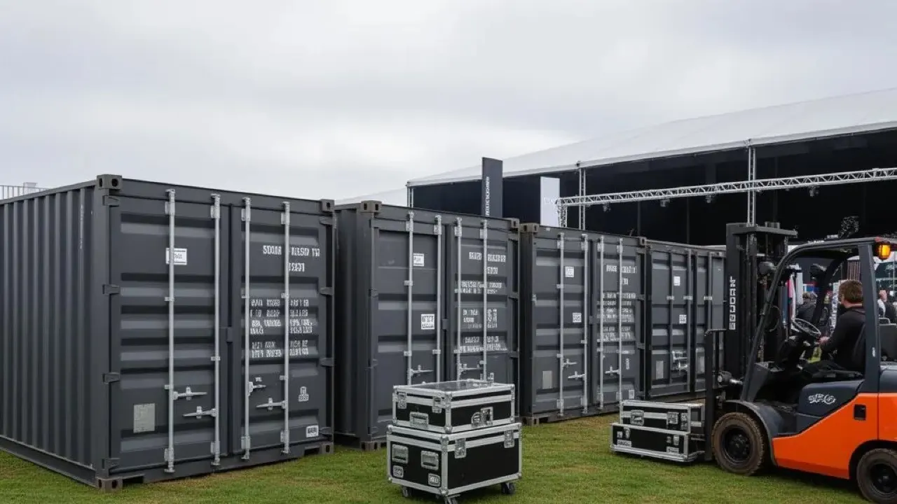 Landscaper's equipment shed